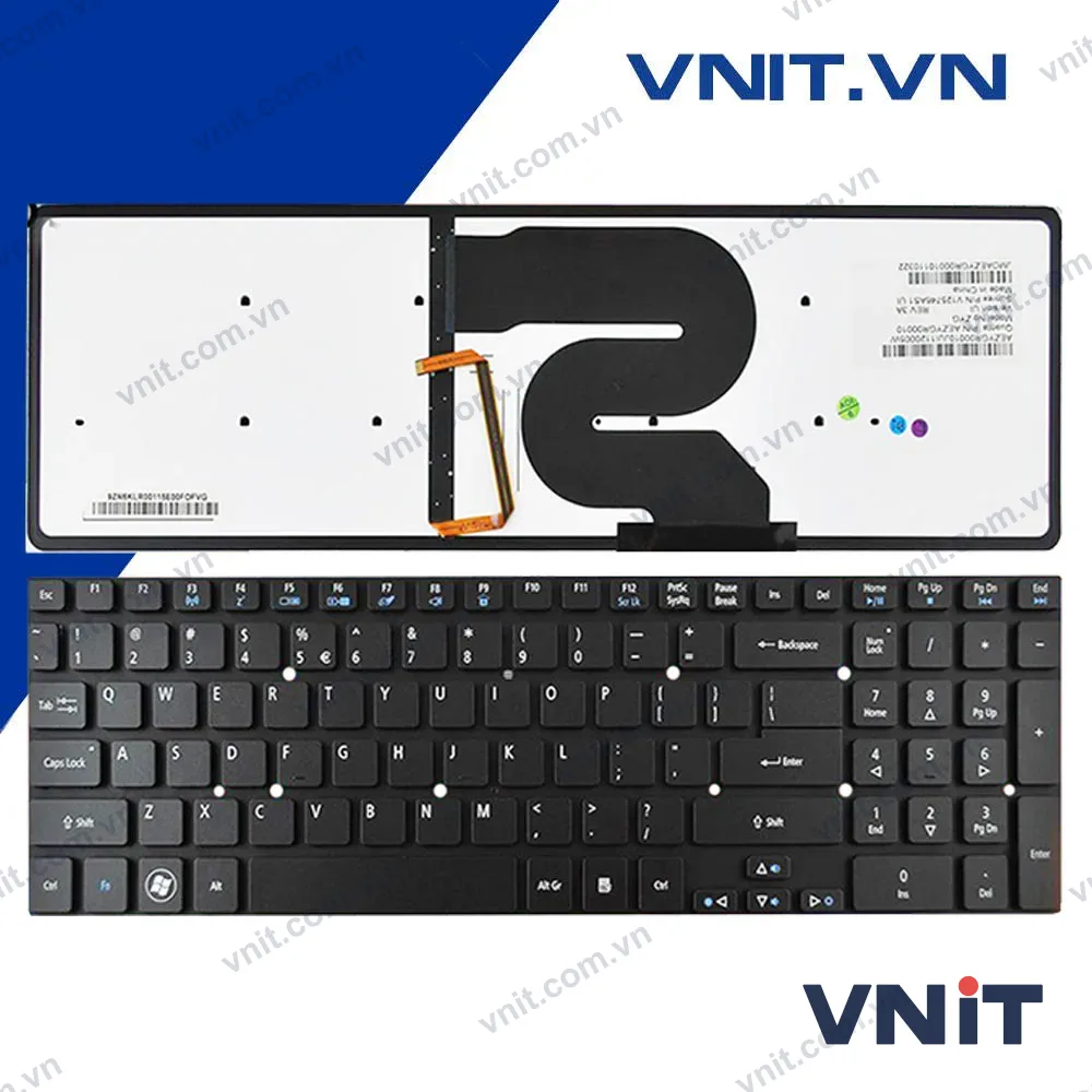 Bàn phím Acer Aspire 5951, 5951G, 8951, 8951G Có đèn