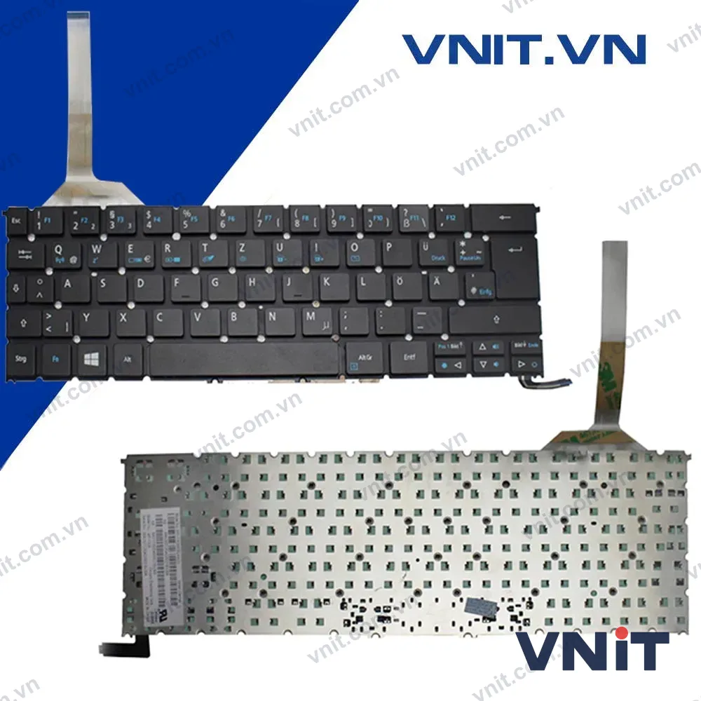 Bàn phím Acer Aspire R13, R7-371 Có Đèn - Backlit Keyboard Acer Aspire R13, R7-371