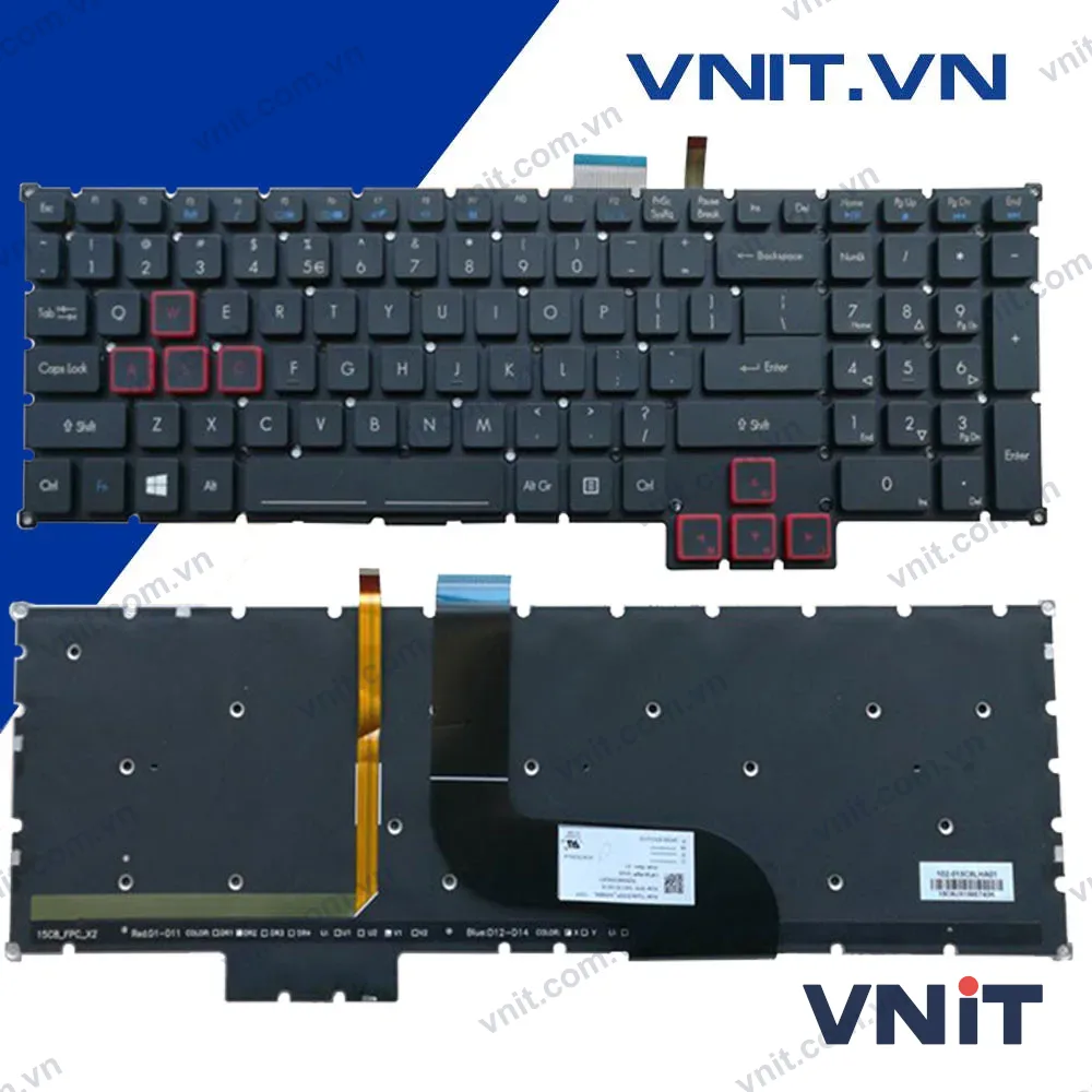 Bàn phím Acer Predator 15, 17, G9-591, G9-592, G9-593, G9-791 Có Đèn