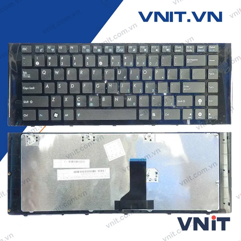 Bàn phím Asus A40J, A40E, X42, X42J, U80E Màu Đen