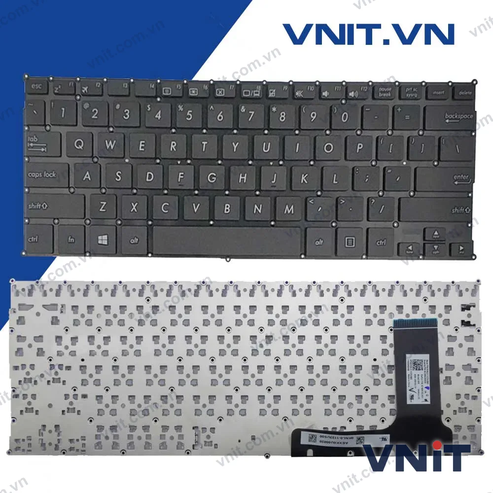 Bàn phím Asus E202, E202M, E202MA, E202S, E202SA, T200 (Màu đen)