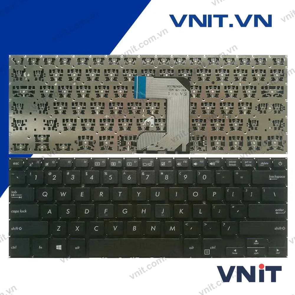 Bàn phím Asus E406, E406SA, E406MA, L406, E406M, E406S Màu Đen