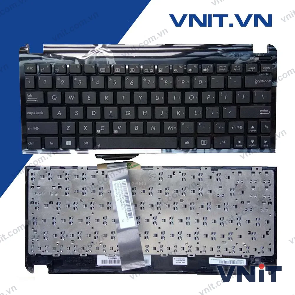 Bàn phím Asus Eee PC X101,1015,1025 Màu đen Có khung