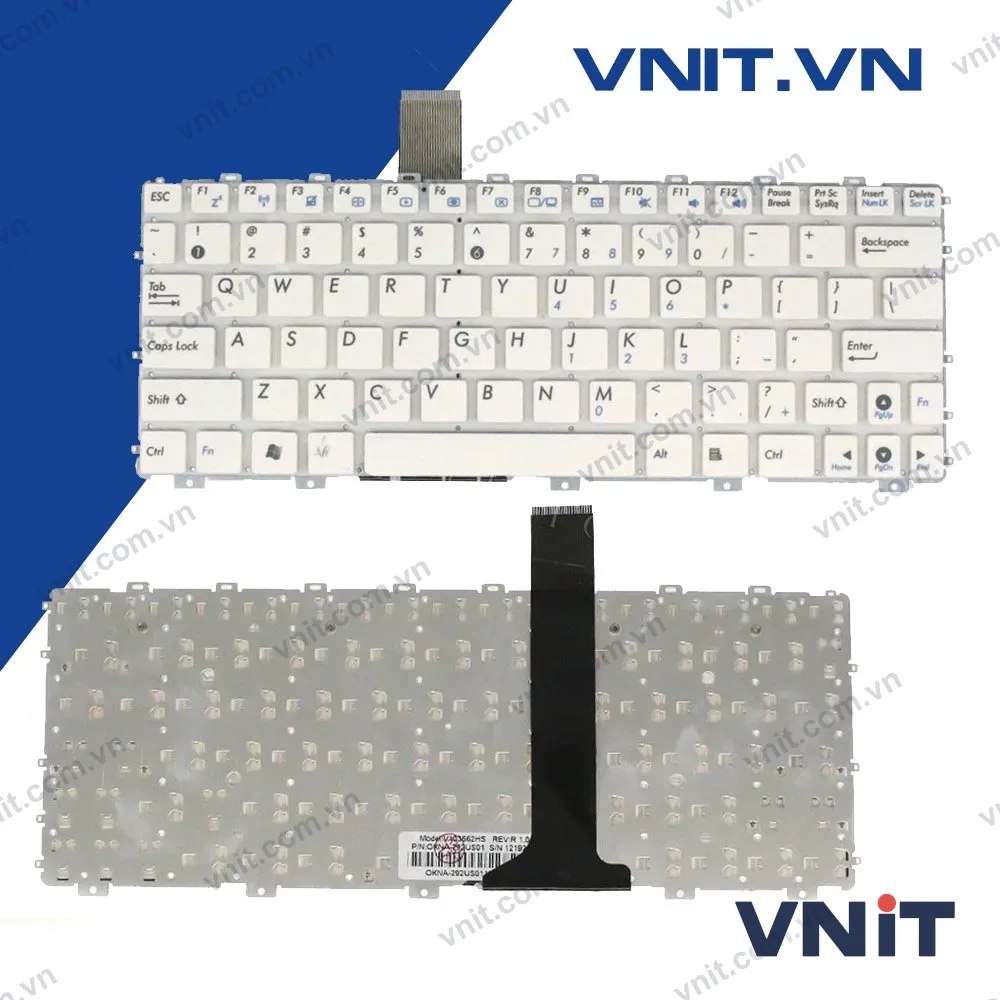 Bàn phím Asus Eee PC X101,1015,1025 Màu trắng