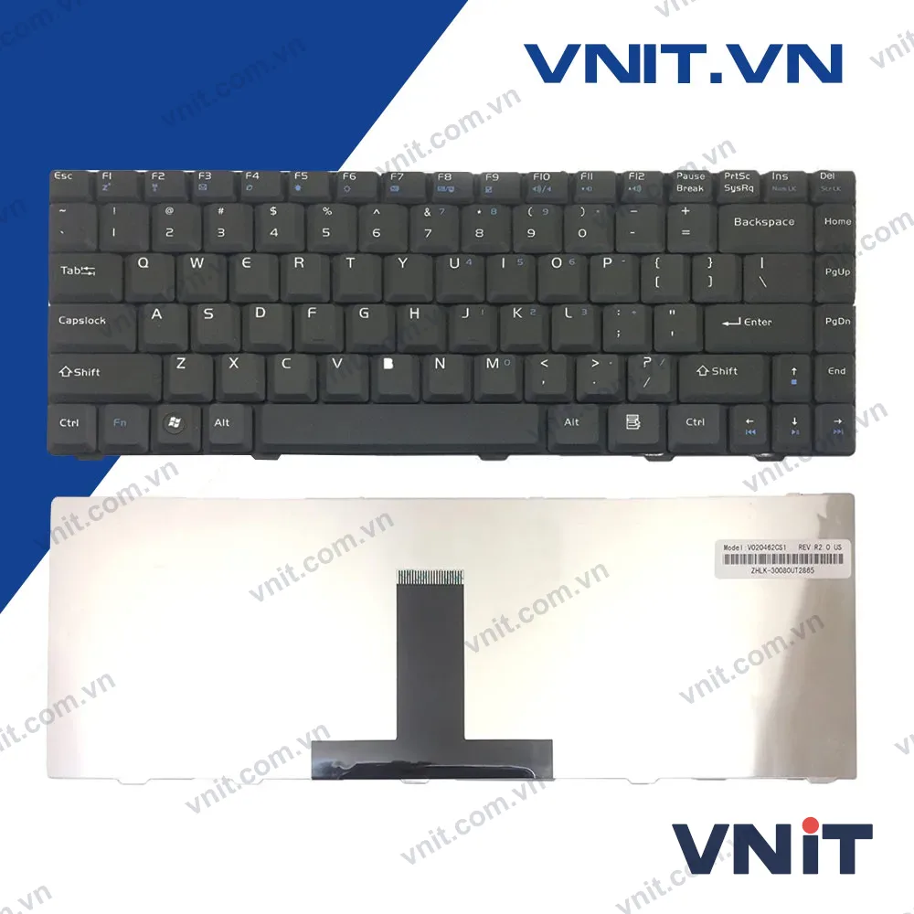 Bàn phím Asus F80, F81, F83, X82, X85, X88, Lamborghini VX2 (Màu đen)