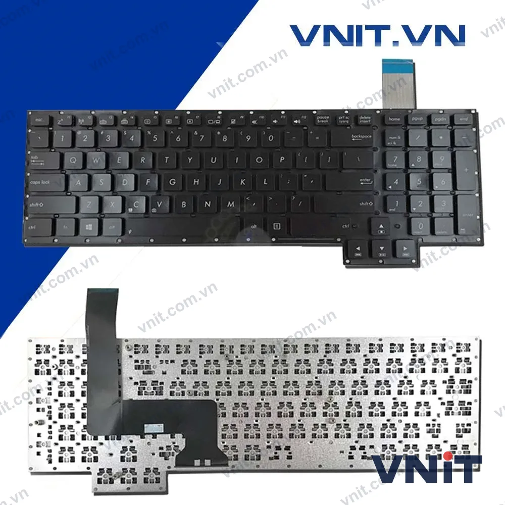 Bàn phím Asus G750J, G750JH, G750JM, G750JS Màu Đen Tiếng Anh