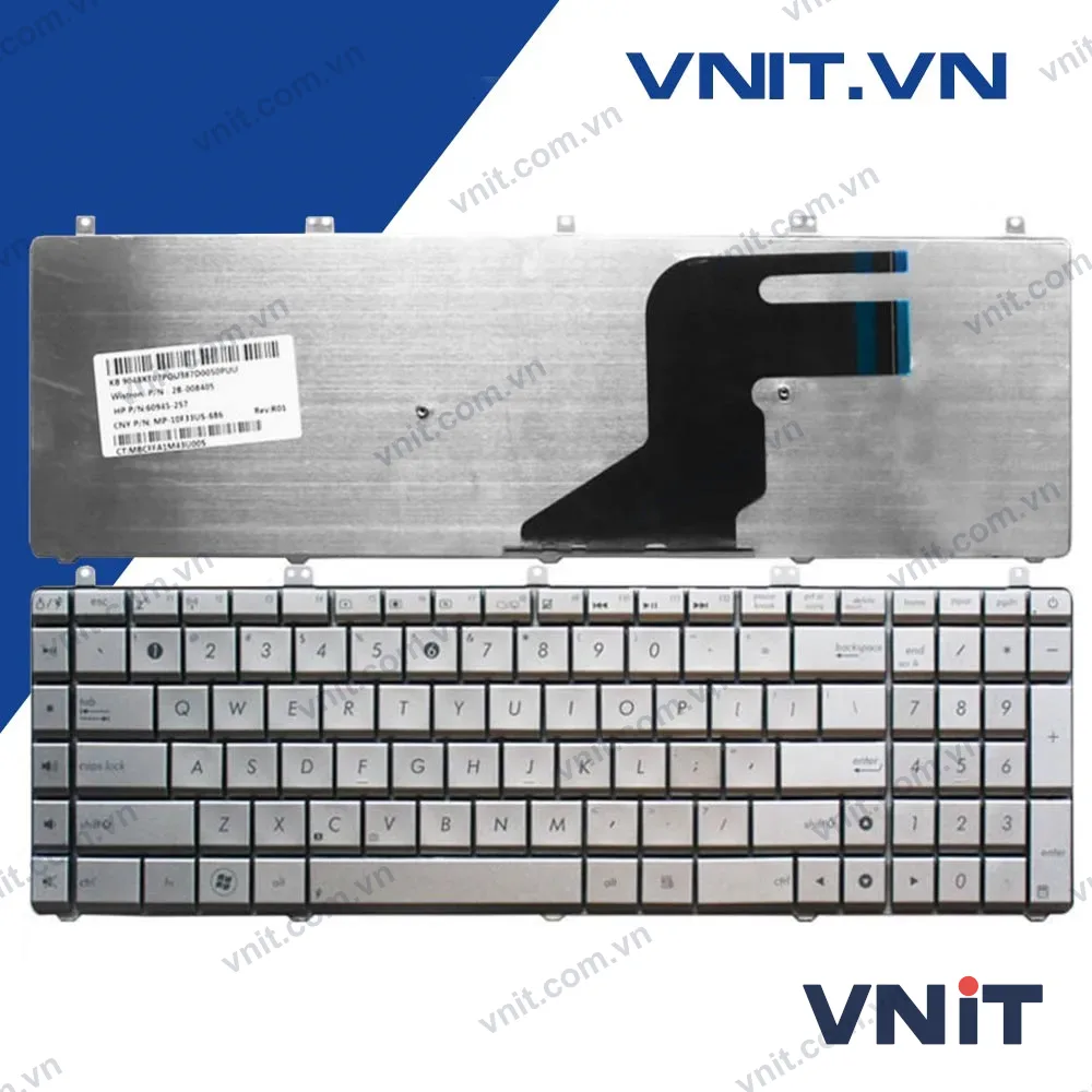 Bàn phím Asus N55, N57, N75 - Keyboard Asus N55, N57, N75