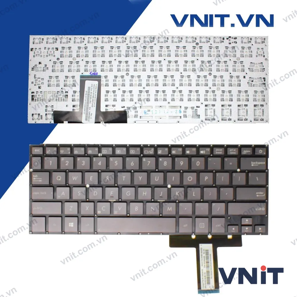 Bàn phím Asus UX31, UX31S (Màu Đồng, Tiếng Anh, Có nút nguồn)