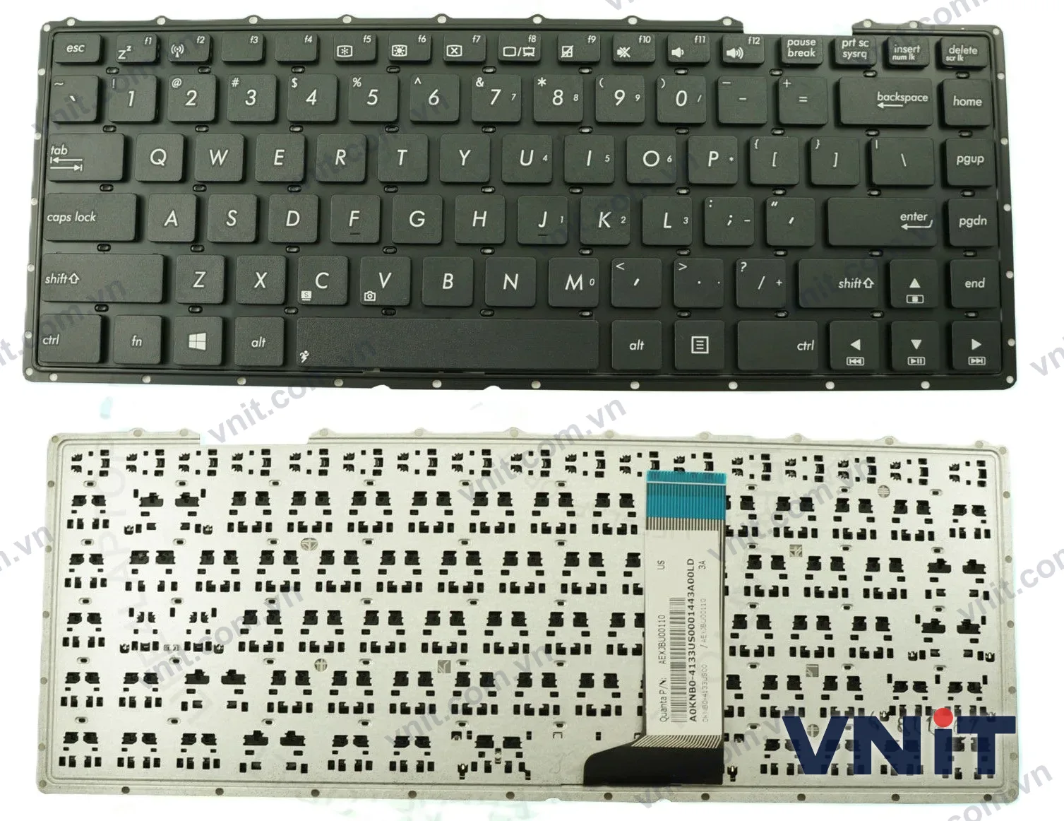 Bàn phím Asus X451, X453, F451, X454, K445, F454, A456 (Màu Đen)