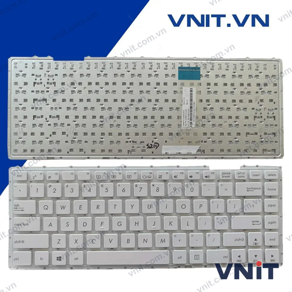 Bàn phím Asus X451, X453, F451, X454, K445, F454, A456 (Màu trắng)