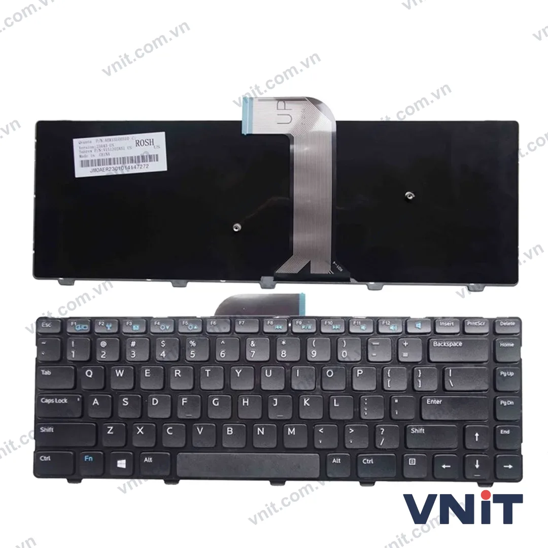 Bàn phím Dùng cho Dell Inspiron 3421,3437,3440,5421,5523,5437,Vostro 2421,Latitude 3330,3440 (Có Đèn)