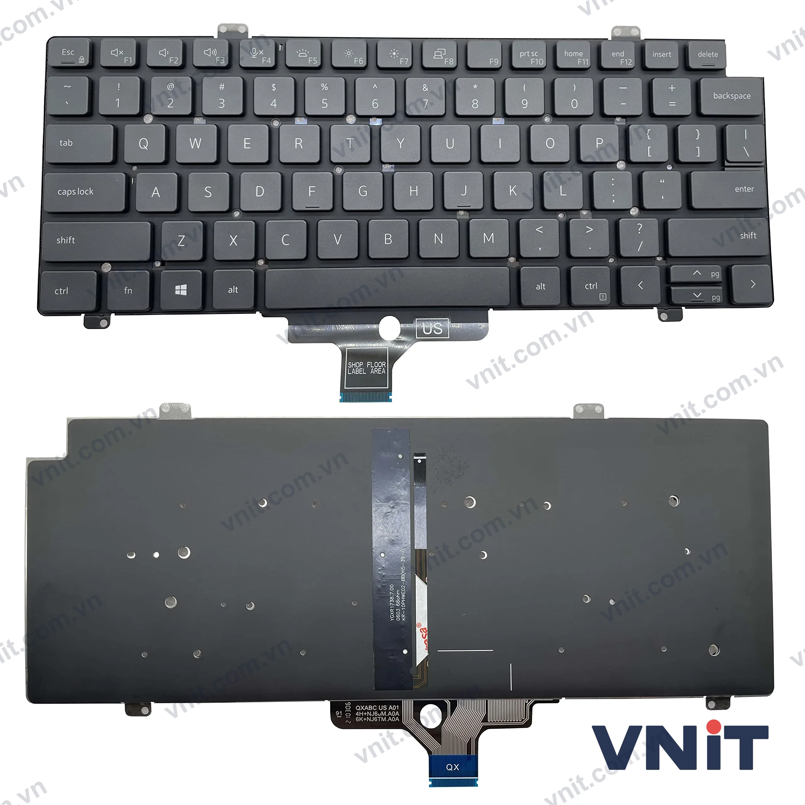 Bàn phím Dùng cho Dell Latitude 5320,5330,7300,7320,7330 (Có Đèn)