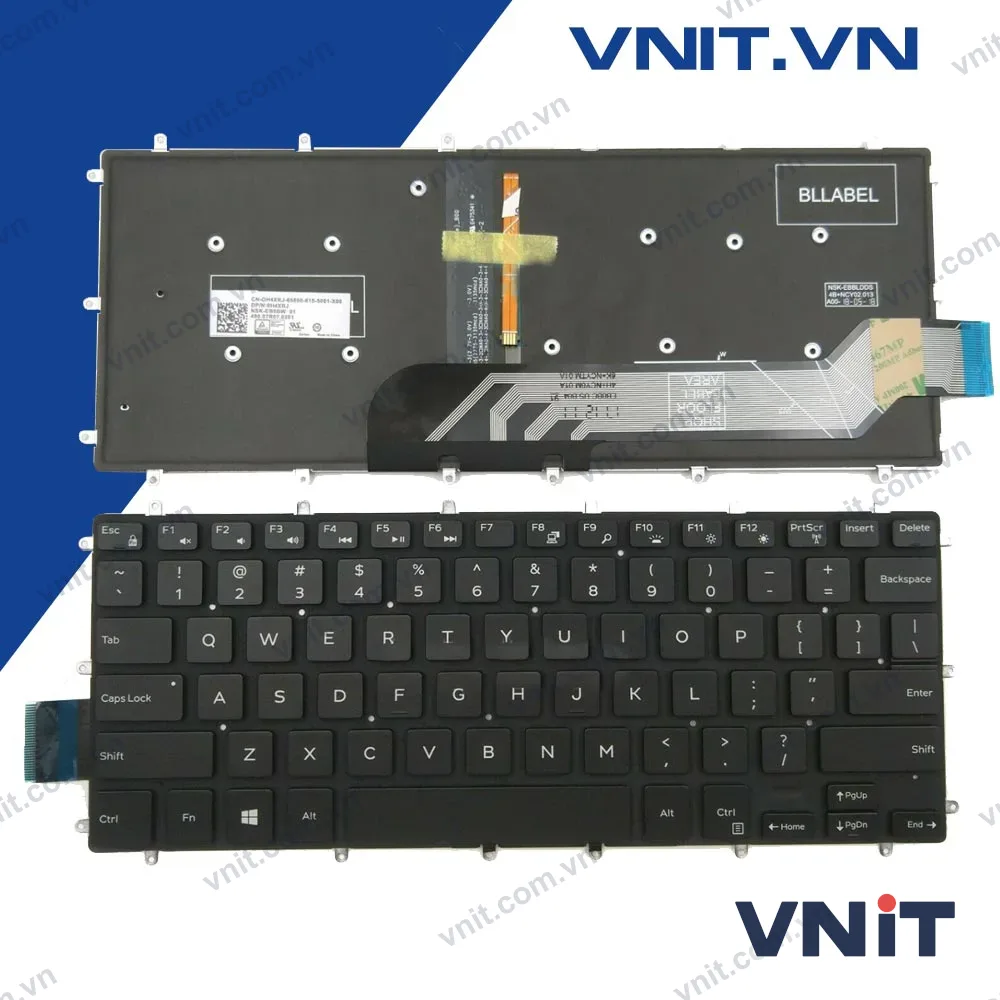 Bàn phím Dell Inspiron 5568,7569,7579,7460,7466,7467 - Dell Vostro 5471 (Có Đèn)