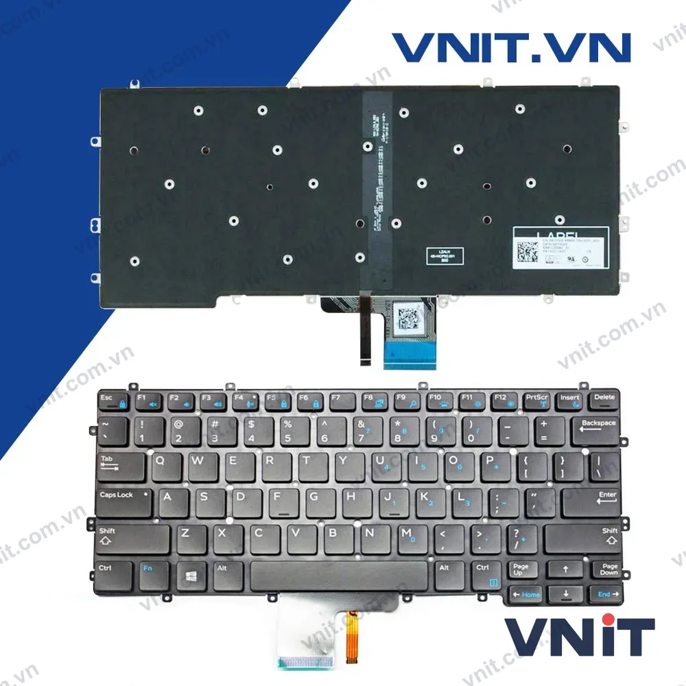 Bàn phím Dell Latitude 7370 (Có Đèn)