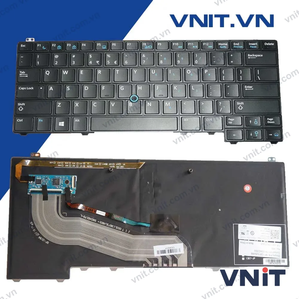 Bàn phím Dell Latitude E5440, Latitude 14-4000 (Có đèn)