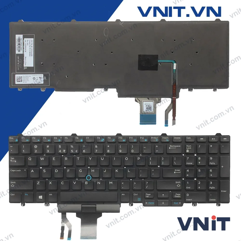 Bàn phím Dell Latitude E5550 - Dell Precision 3520, 7520, 7720