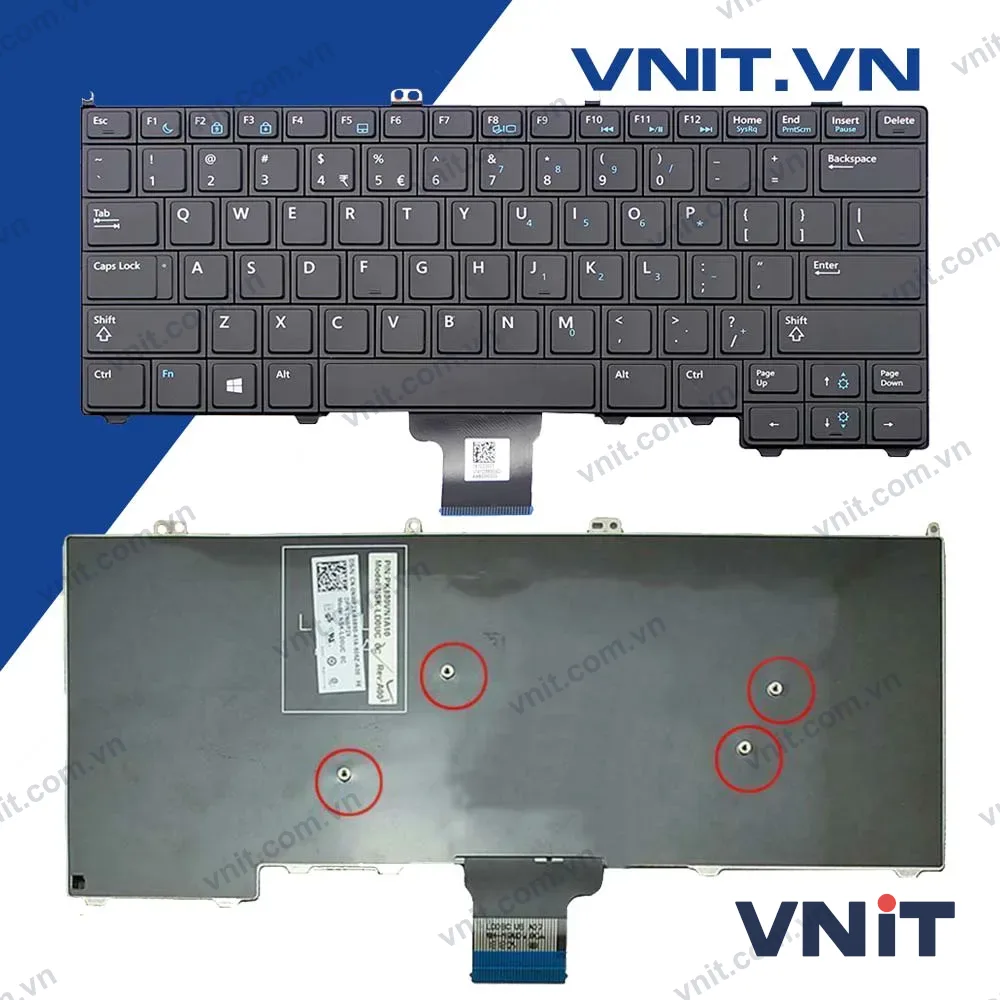 Bàn phím Dell Latitude E7240, E7440 - Keyboard Dell Latitude E7240, E7440