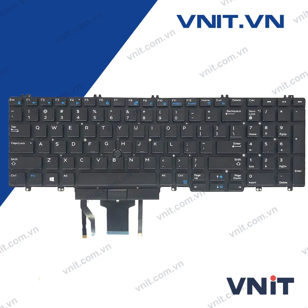 Bàn phím Dell Precision 7530, 7730 (Có Đèn) - Keyboard Dell Precision 7530, 7730 Backlight