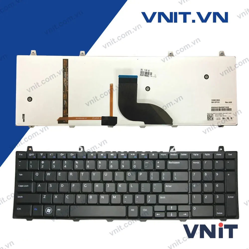 Bàn phím Dell Studio 1745, 1747, 1749, XPS 17 L701X (Có đèn)