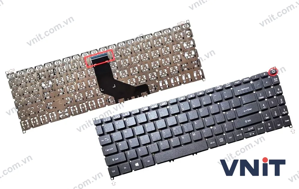 Bàn phím Dùng cho Acer SF315-41,P215-41,P215-41-G2,P215-41-G3,P50-51,P50-52 (Có nút nguồn)