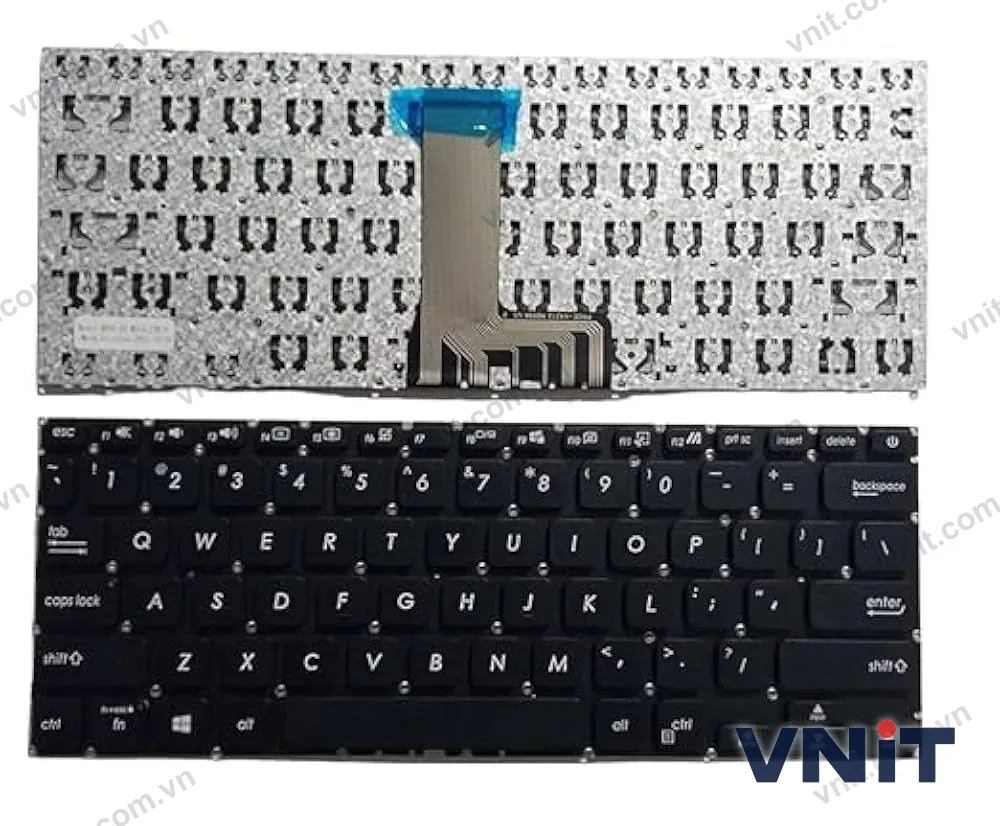 Bàn phím Dùng cho Asus A412,X412,X412F,X412FA,X412U (Màu Đen) Có đèn