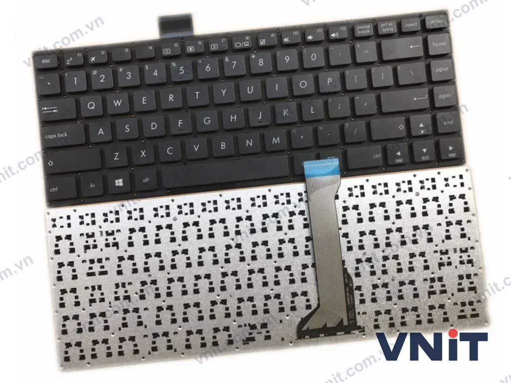 Bàn phím Dùng cho Asus E402MA,E402SA,R417S,E402WA,E402NA,R417N,E402BA,X402B (Màu Đen)