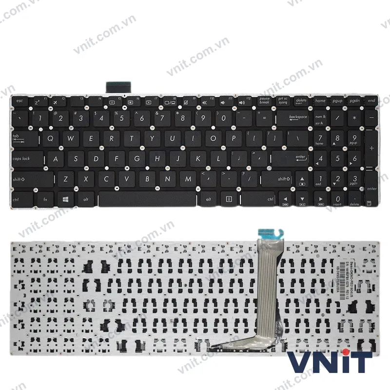 Bàn phím Dùng cho Asus E502,E502M,E502MA,E502S,E502SA,E502N,E502NA (Màu Đen)