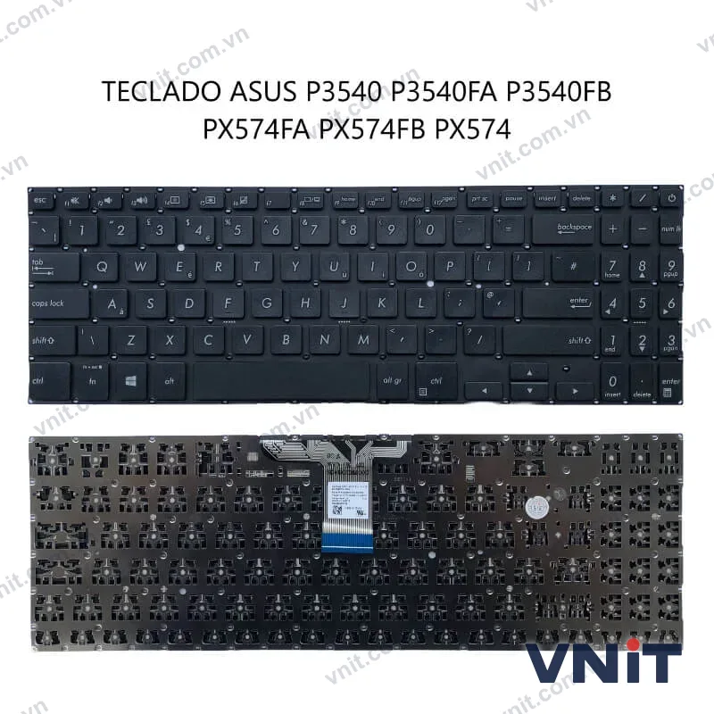 Bàn phím Dùng cho Asus Pro PX574,P3540,P3540FA,P3540FB,PX574FA,PX574FB