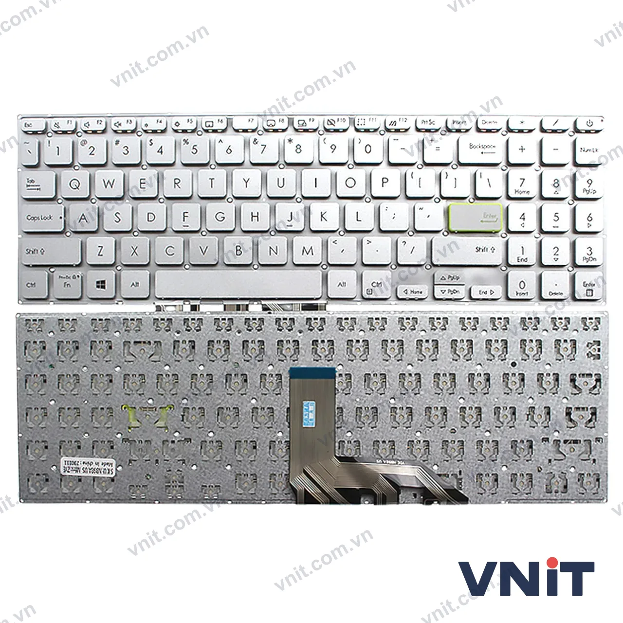 Bàn phím Dùng cho Asus X513E,X513EA,X513EP,X513EQ,X513IA,M513,M513I,M513IA,A515E (Màu Đen)