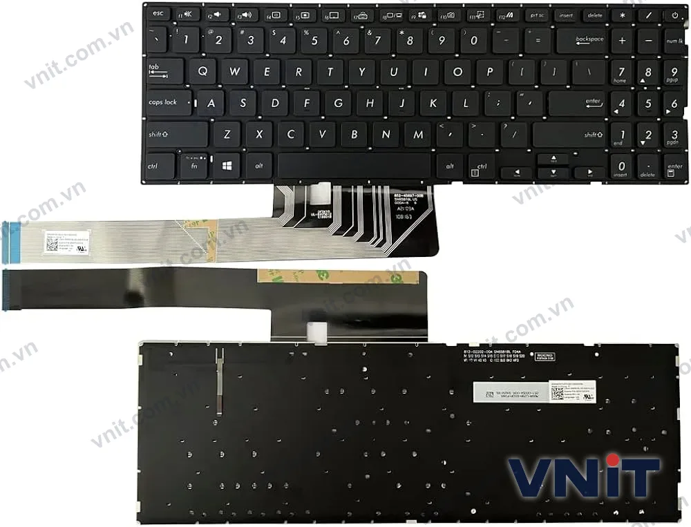 Bàn phím Dùng cho Asus X571G,X571GT,X571U,K751GT,F751GT,Asus Mars15 VX60,VX60GT (Có Đèn)
