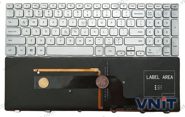 Bàn phím Dùng cho Dell Inspiron 7537,P36F (Có Đèn)
