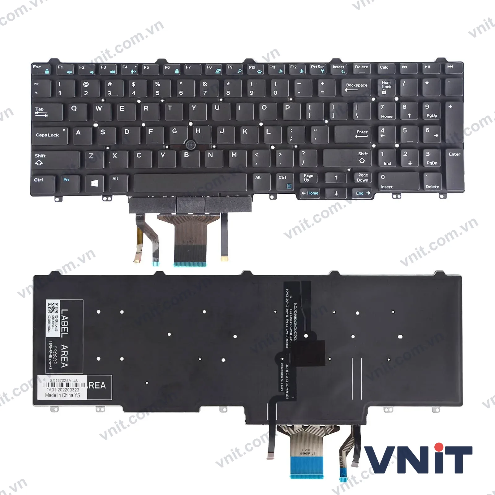 Bàn phím Dùng cho Dell Latitude E5550,E5570,E5580,E5590,Dell Precision 3520,3530,7520,7720