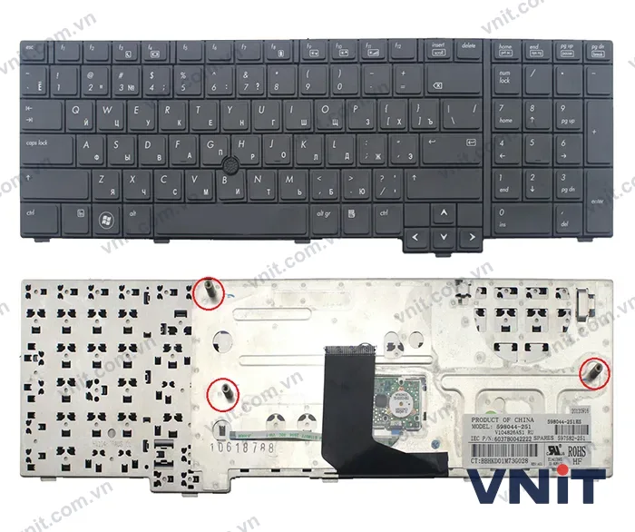 Bàn phím Dùng cho Hp 8740,8740W,8740P