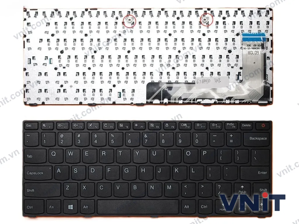 Bàn phím Dùng cho Lenovo 110-14AST,110-14IBR (Có nút nguồn)