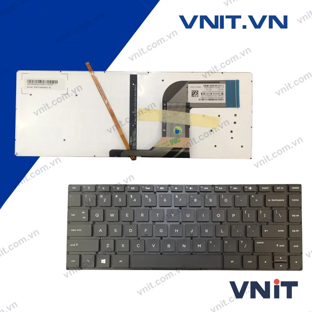 Bàn phím HP 14V, 14P Có đèn - Keyboard 14V, 14P Backlight