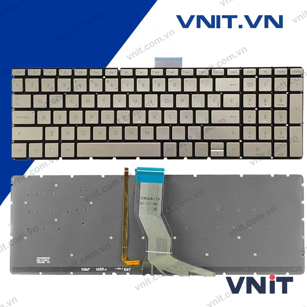 Bàn phím HP 15BS, 15CC Màu Bạc Có Đèn