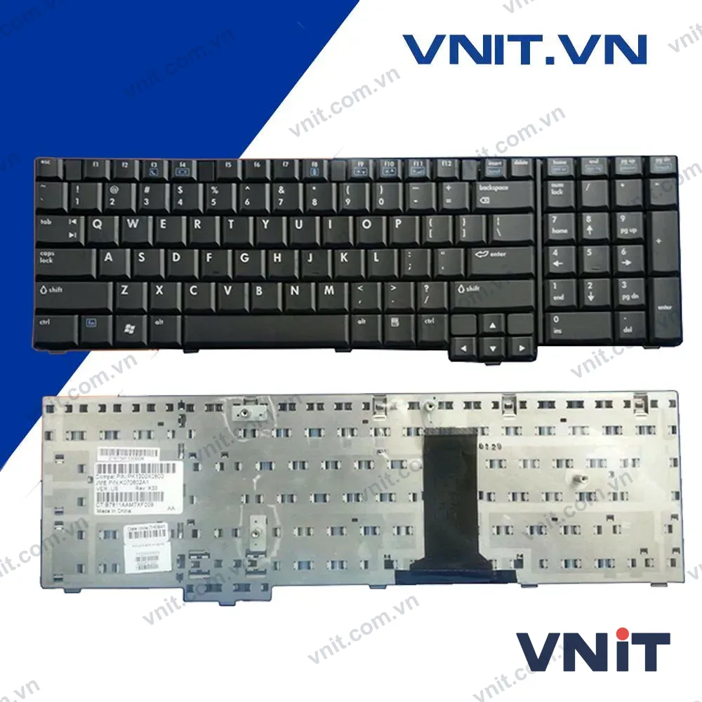 Bàn phím HP 8710P, 8710W, NX9420, NX9440, NW9440