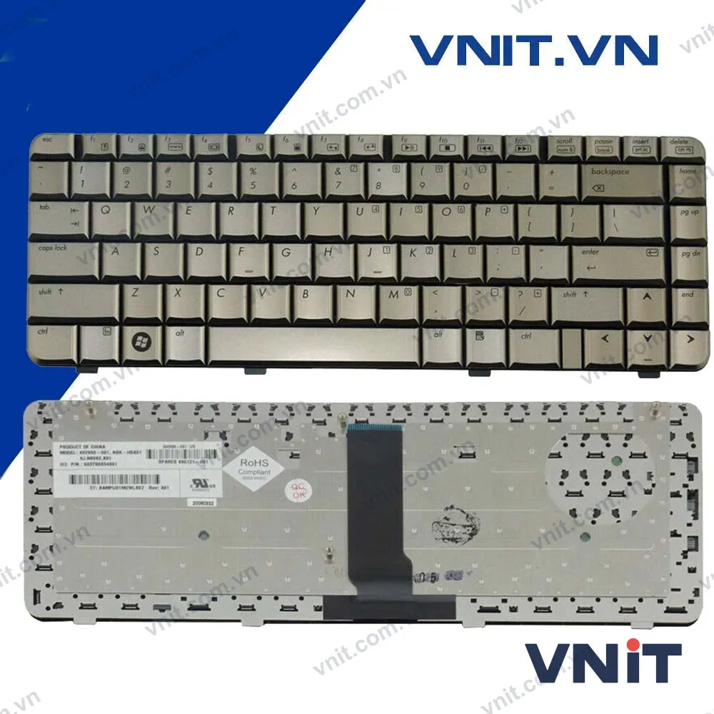 Bàn phím HP DV3000, DV3500 (Màu Đồng)