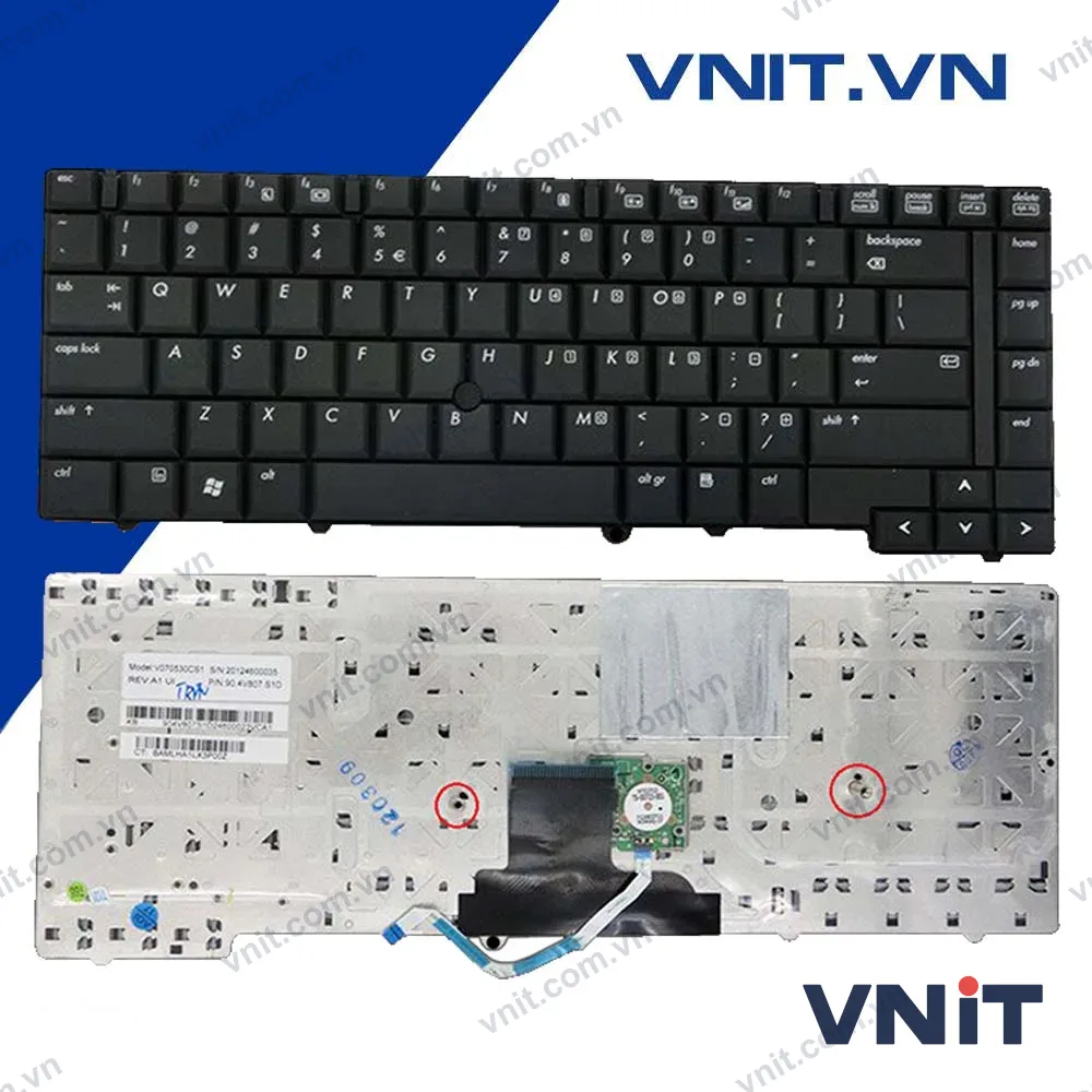Bàn phím HP EliteBook 8530 - Keyboard HP EliteBook 8530