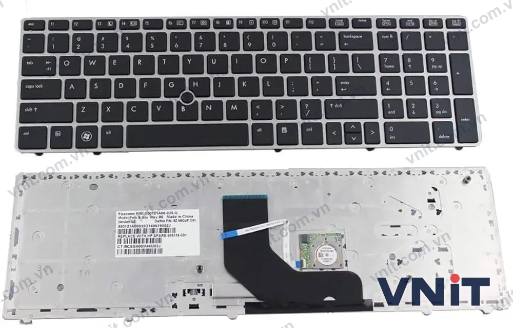 Bàn phím HP EliteBook 8560P, 8570P HP ProBook 6560B, 6565B