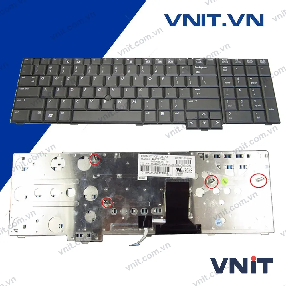 Bàn phím HP EliteBook 8730W - Keyboard HP EliteBook 8730W