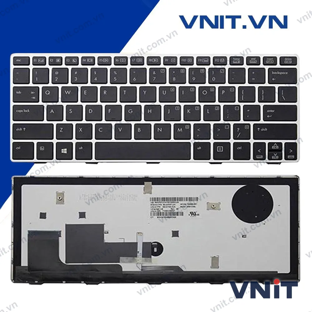 Bàn phím HP EliteBook Revolve 810 G1, 810 G2 Có Đèn