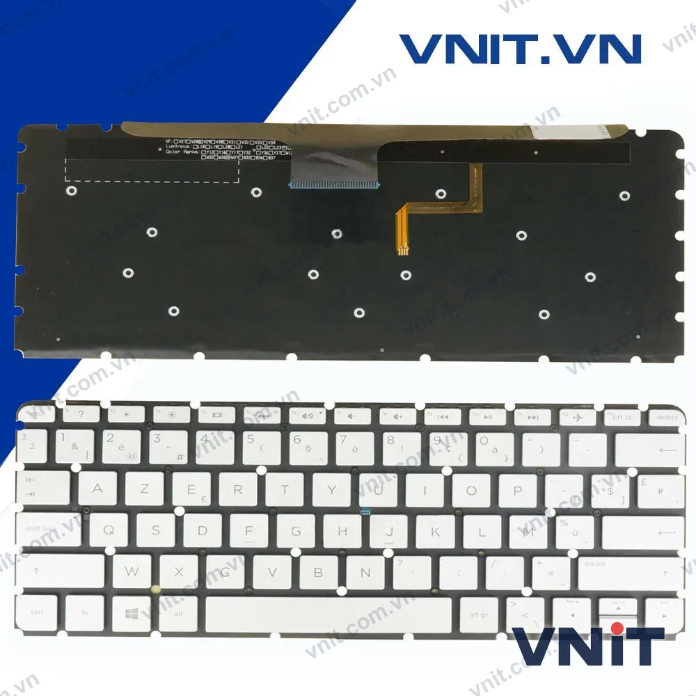 Bàn phím HP Envy 13AB Màu Bạc Có Đèn