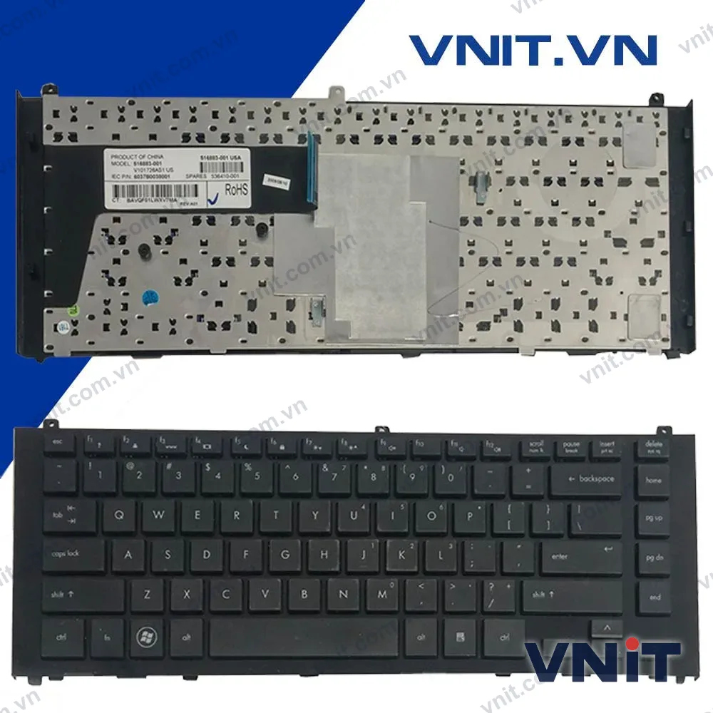 Bàn phím HP ProBook 4410S, 4411, 4416 Tiếng Anh Có khung