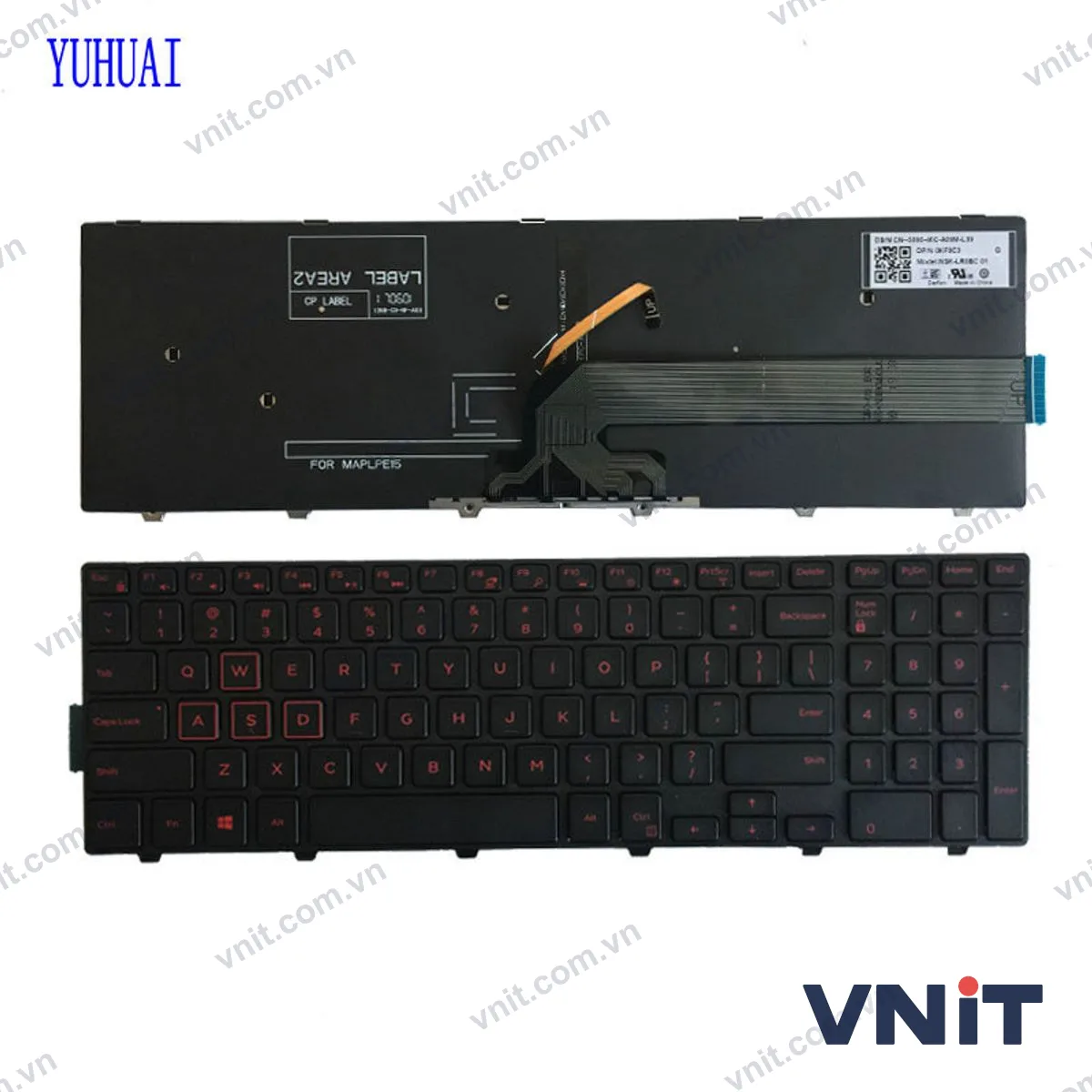 Bàn phím Laptop Dell Inspiron 15 5749 5576 5577 (Có đèn nền)