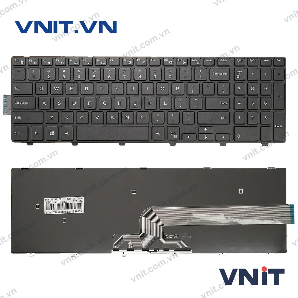 Bàn phím Laptop Dell Inspiron 3541 3542 3558 5545 5547 5542 5558 5559
