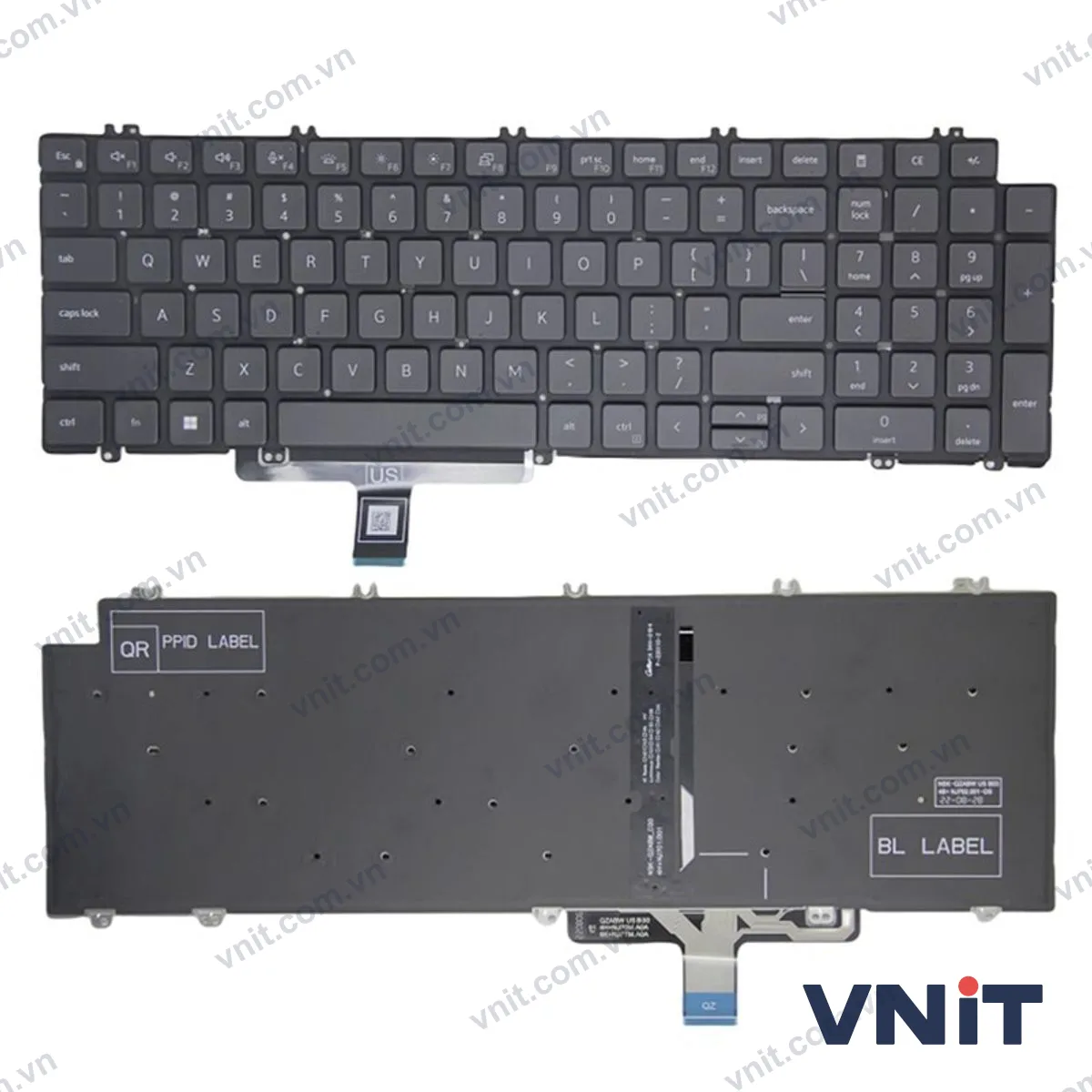 Bàn phím Laptop Dell Latitude 5520 5530 Precision 3560 3561 0N7N16 (Có đèn nền)