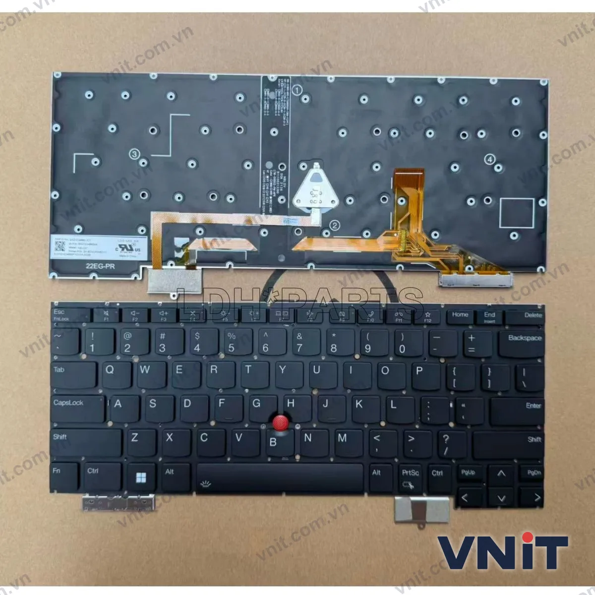 Bàn phím Laptop Lenovo ThinkPad X13s 21BX 21BY (Có đèn nền)