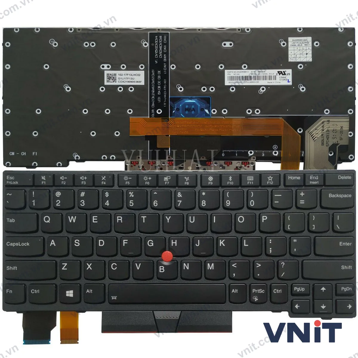 Bàn phím Laptop Lenovo ThinkPad X280 (Có đèn nền)
