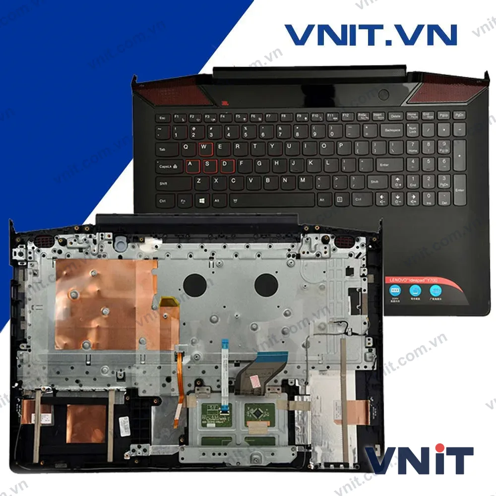 Bàn phím Lenovo IdeaPad Y700, Y700-15ISK, Y700-15ACZ Nguyên Bệ Phím Có Đèn